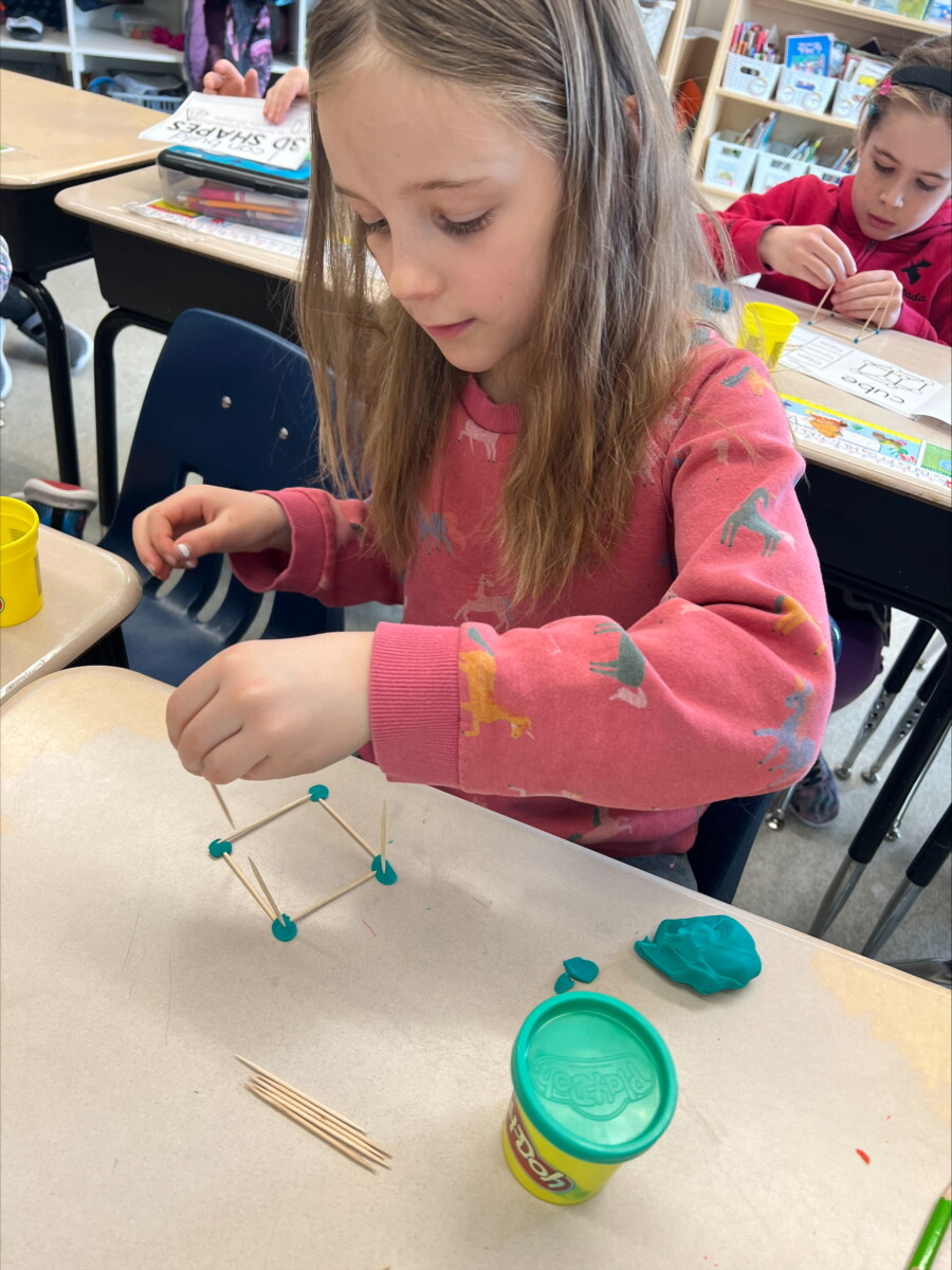Grade 2’s Building 3D Shapes in Math – Caronport Elementary School